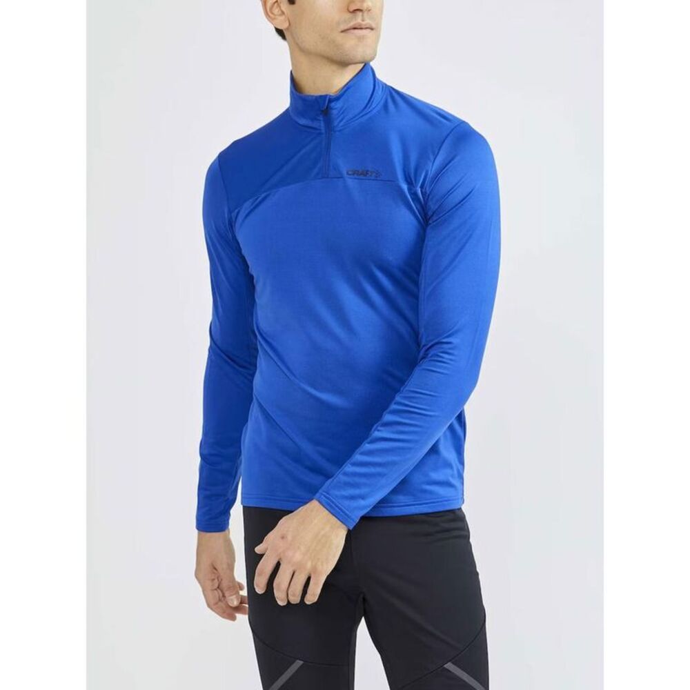 CRAFT Men's Performance Half-Zip Long Sleeve Shirt Men BLUE Sweaters & Cardigans